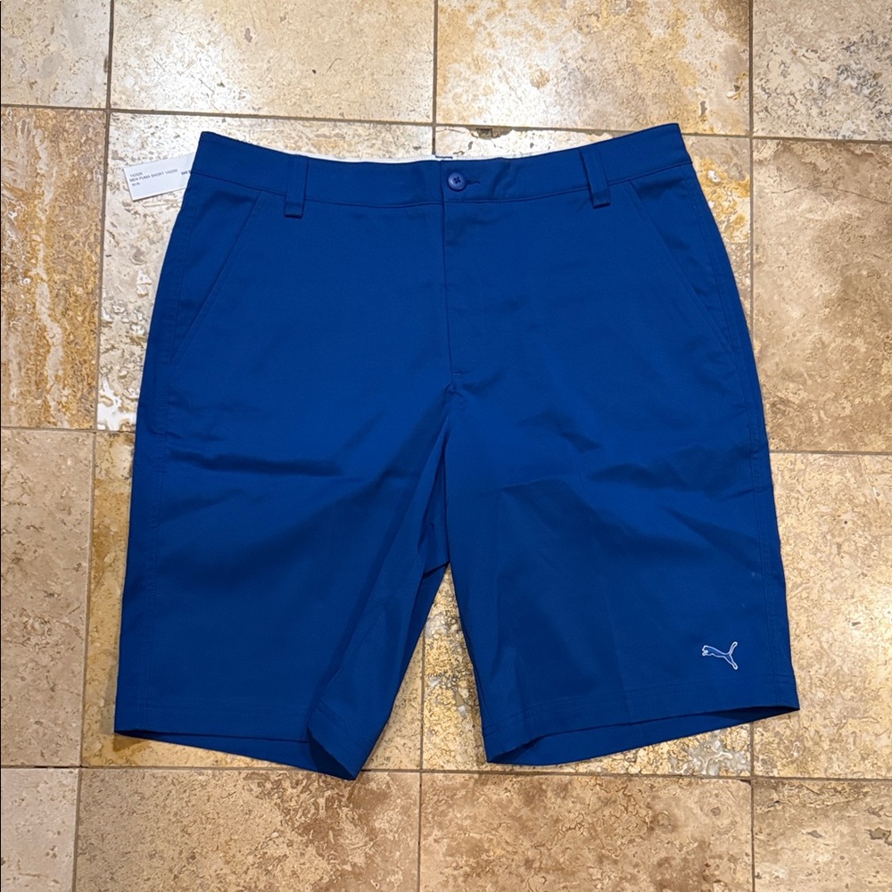 Puma Men's Athletic Blue Shorts